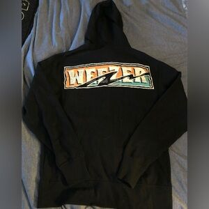 WEEZER Band Hoodie Sweatshirt Zip-Up 2023/2024 Men’s Size 2XL XXL Alt music NEW
